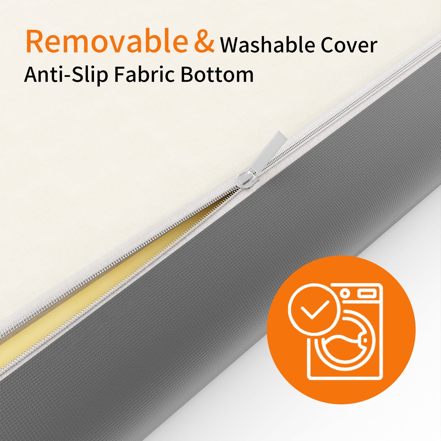 Doubleslee Twin Size 12" Gel Memory Foam Mattress, Innerspring Hybrid Mattress in a Box - Double-Sided Use