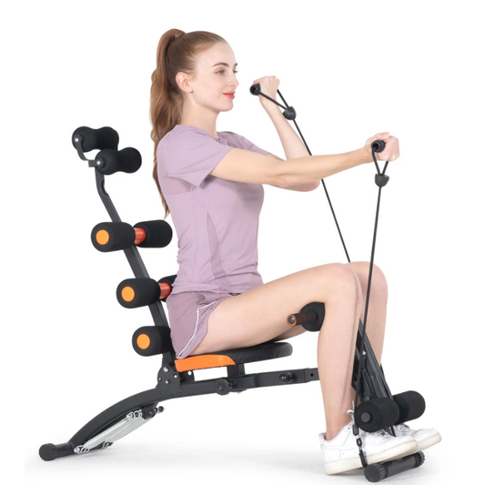 Ab Machine, Ab Workout Equipment for Home Gym, Foldable Abdominal Trainer Men Women Fitness Exercise Equipment