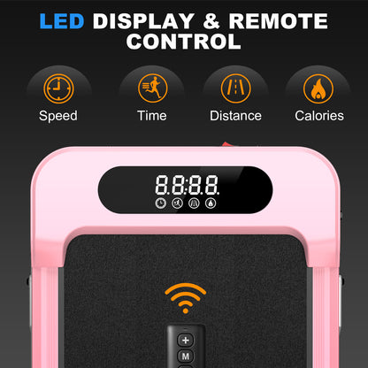 Incline Walking Pad, 3 in 1 Under Desk Treadmill with Ultra Quiet < 40dB, 2.5HP Portable Treadmill for Home Office, Wide Running Belt with 330LB Capacity